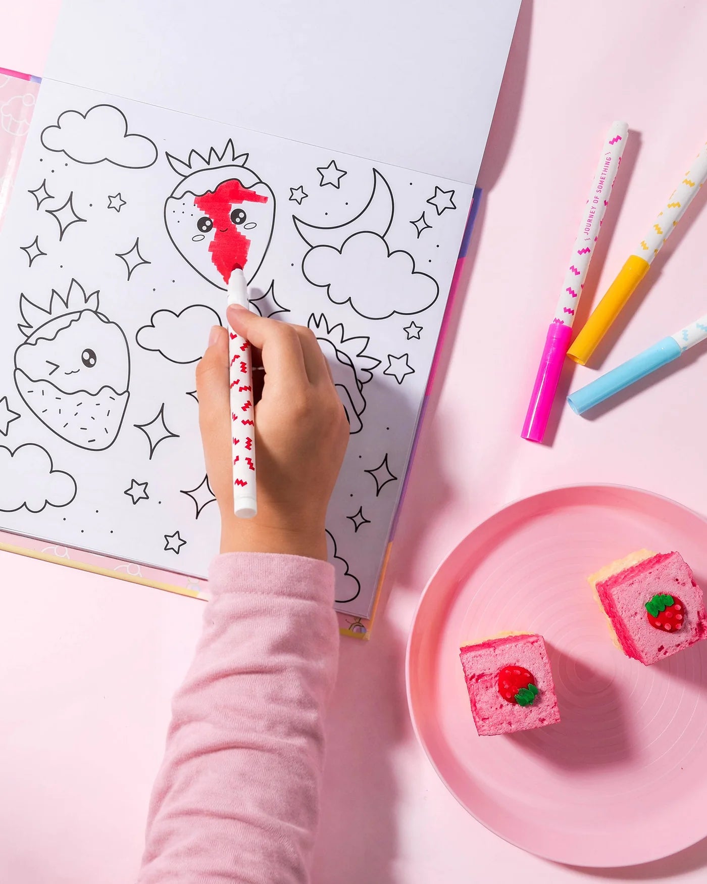 Journey of Something Kawaii Club Colouring Kit