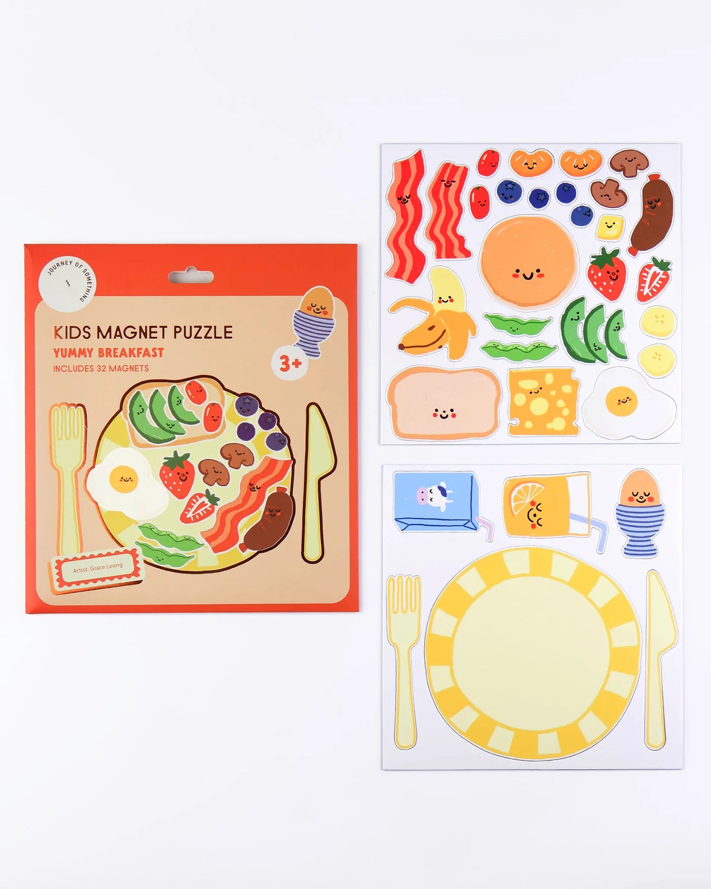 Journey of Something Kids Magnet Puzzle - Yummy Breakfast