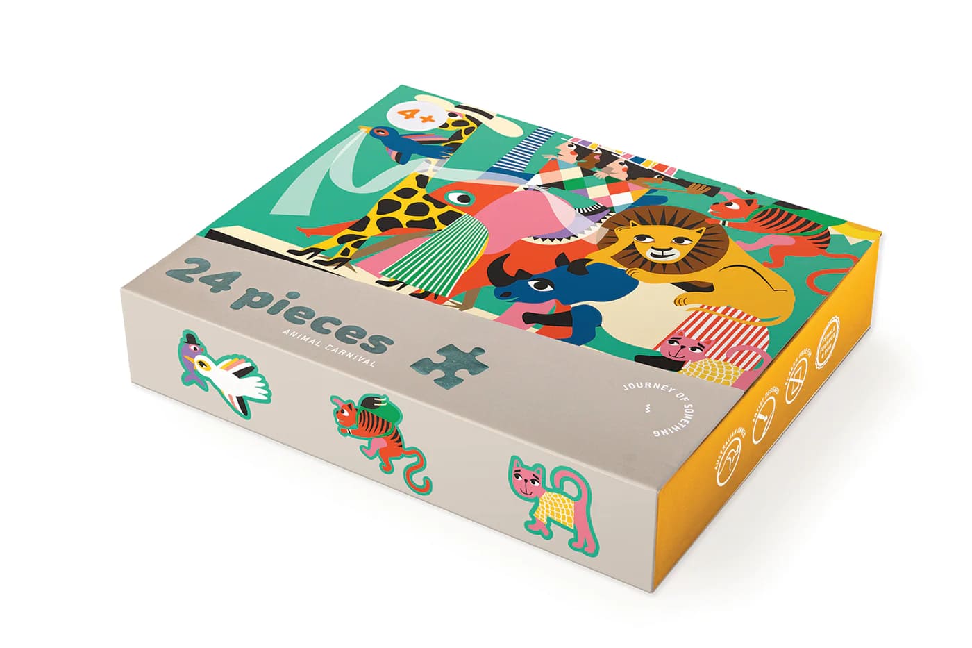 24 Piece Kids Puzzle Animal Carnival