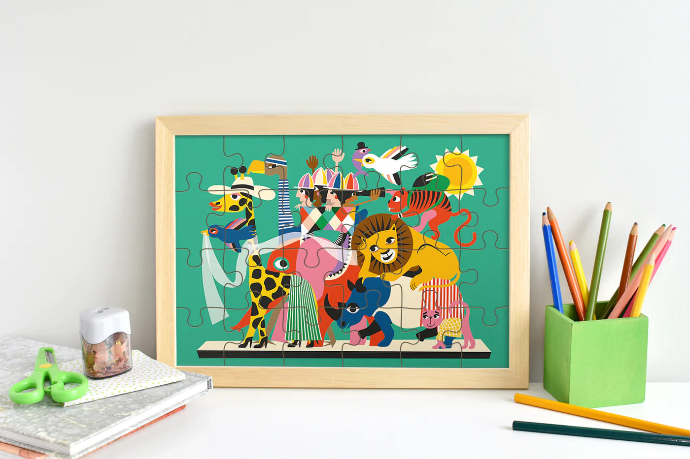 24 Piece Kids Puzzle Animal Carnival