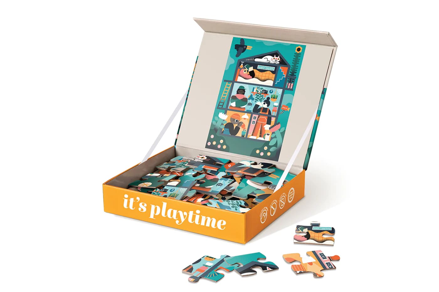 24 Piece Kids Puzzle Sunday Morning