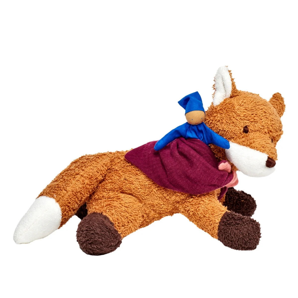 Kathe Kruse Cuddle Friend with Comforter - Finn Fox