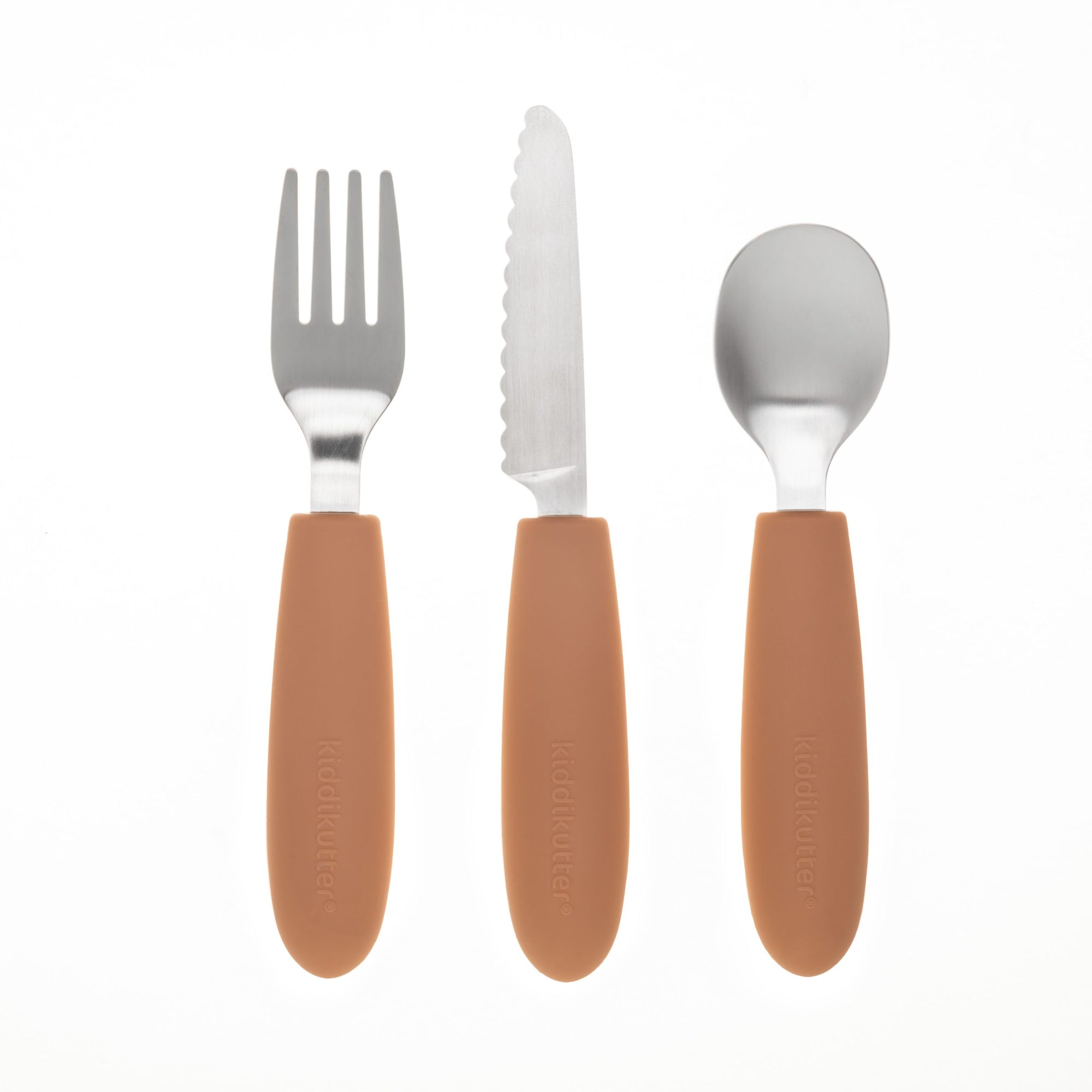 Kiddikutter Cutlery Set Peach Fuzz