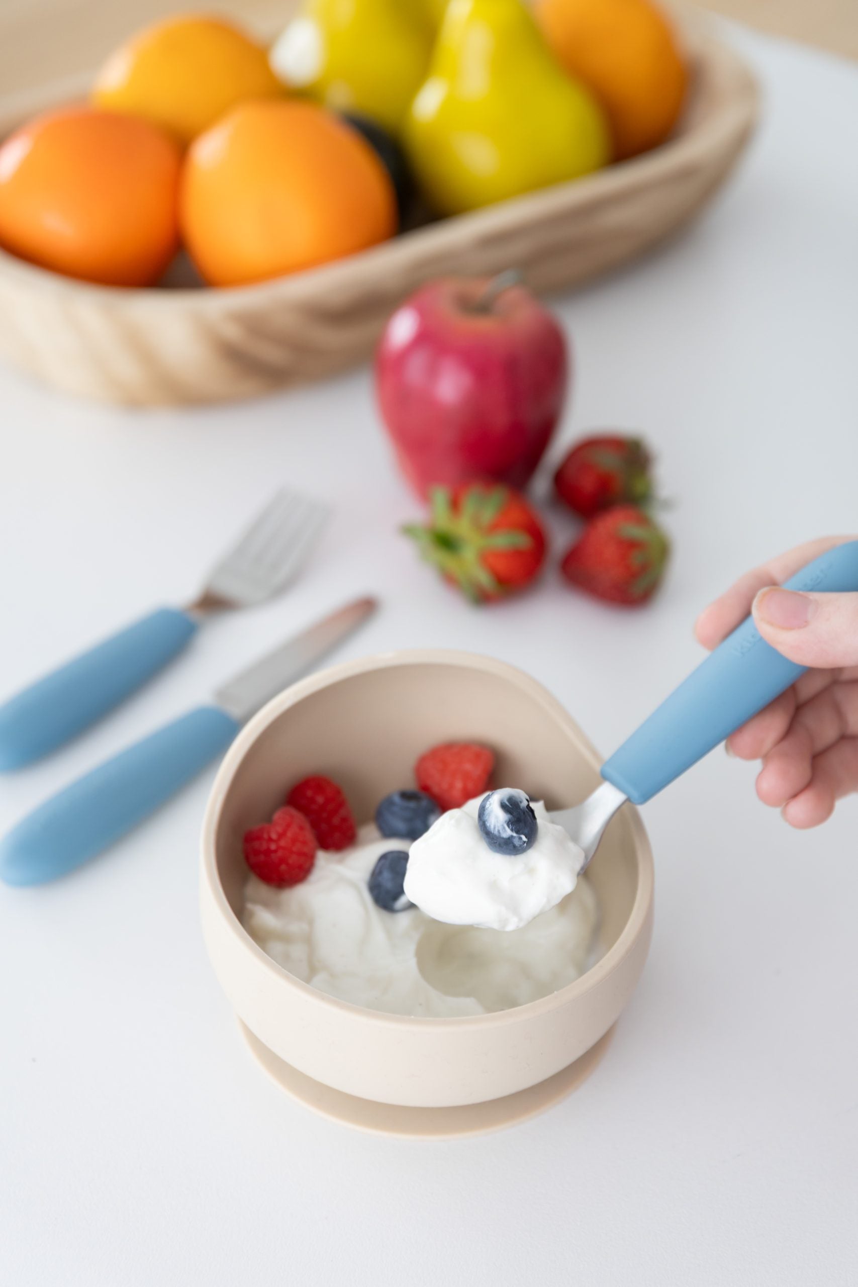 Kiddikutter Cutlery Set Sky Blue