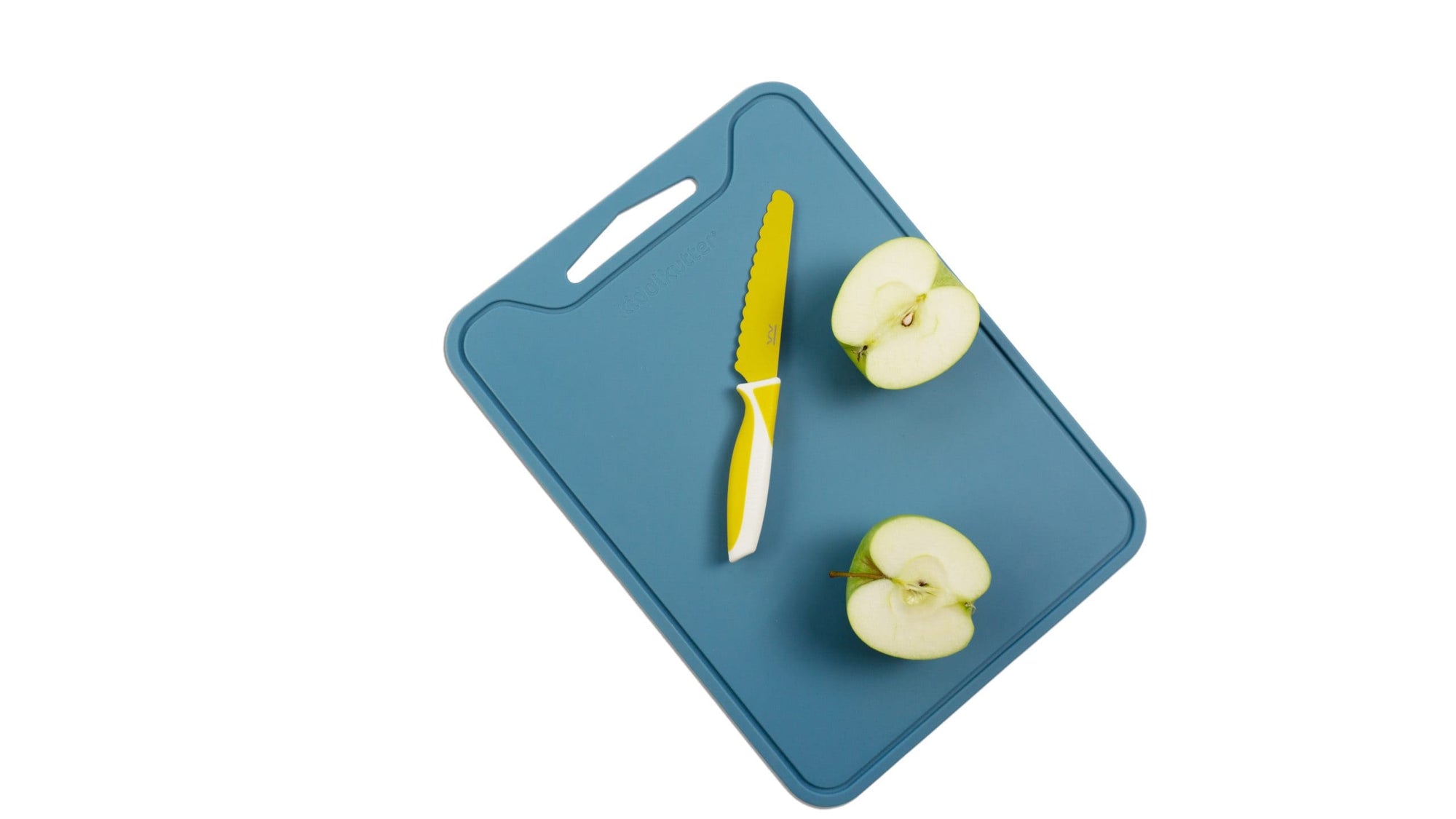 Kiddikutter Sky Blue Silicone Cutting Board