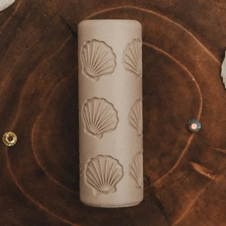 Kinfolk Pantry Eco Pattern Playdough Roller - Shell