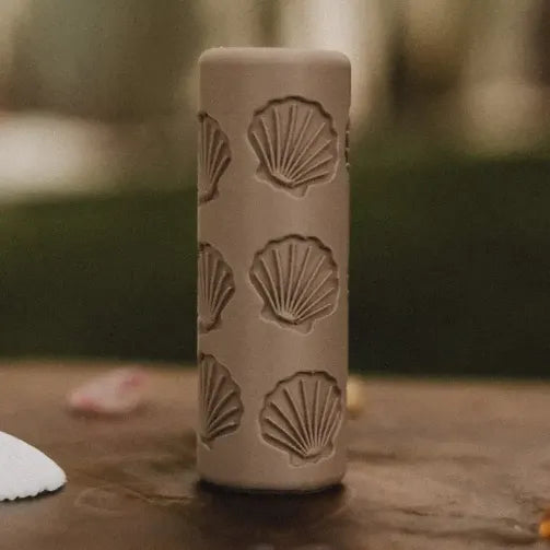 Kinfolk Pantry Eco Pattern Playdough Roller - Shell