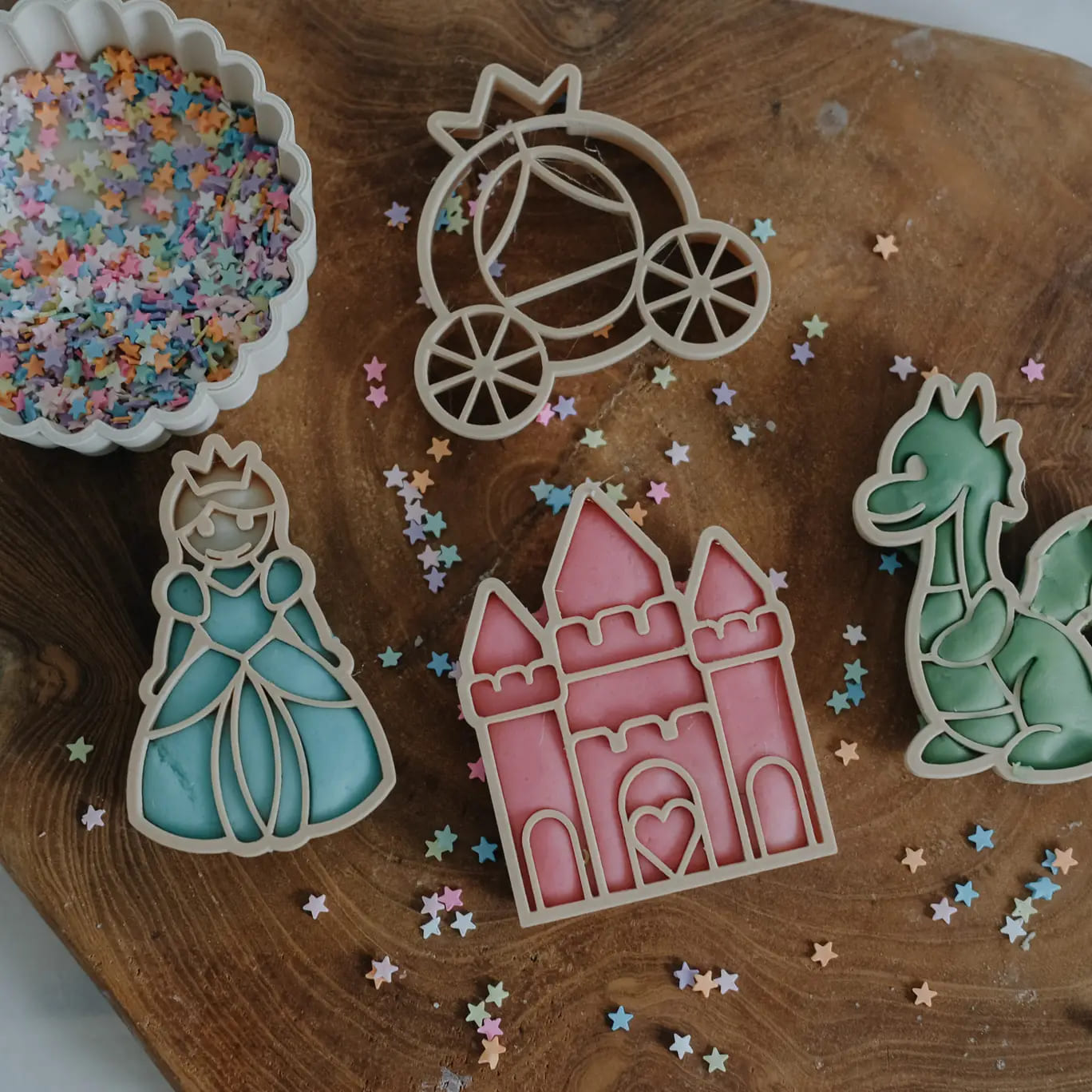 Kinfolk Pantry Fairytale Princess Playdough Eco Cutter Set