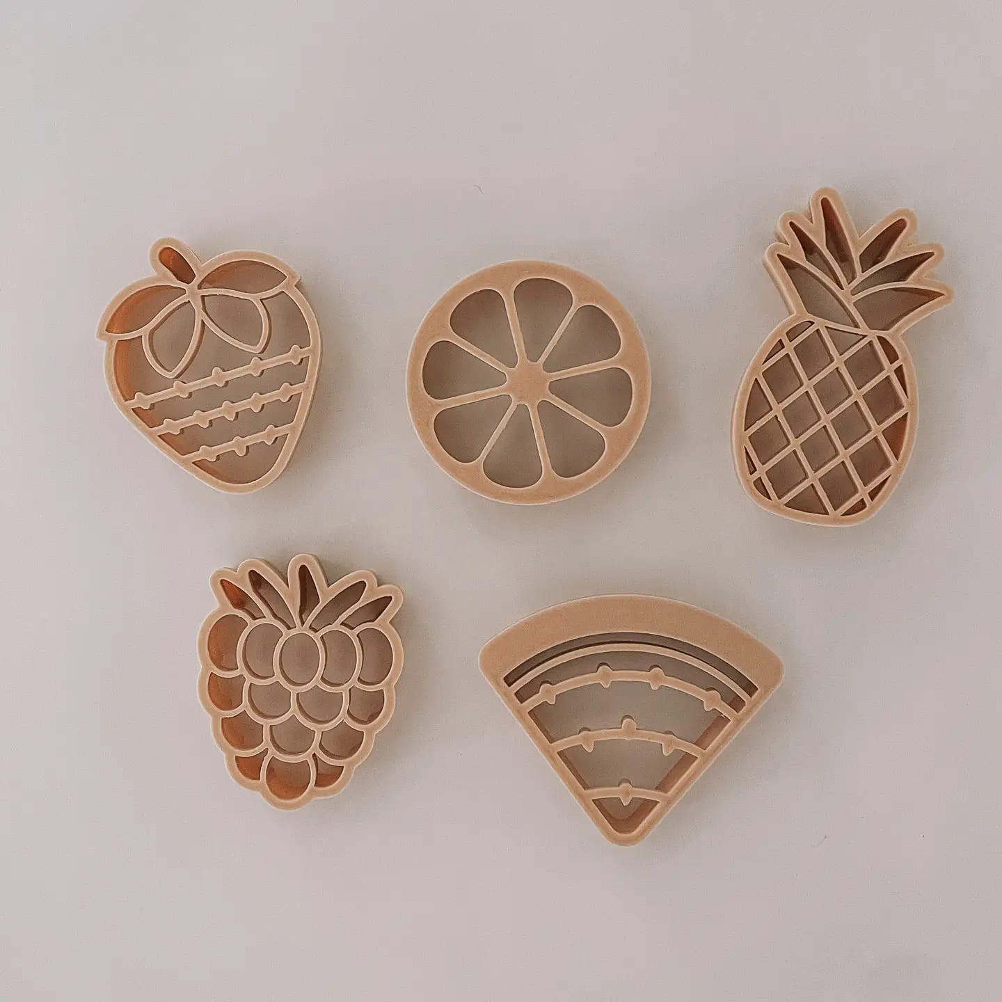 Kinfolk Pantry Mini Summer Fruit Playdough Eco Cutter Set