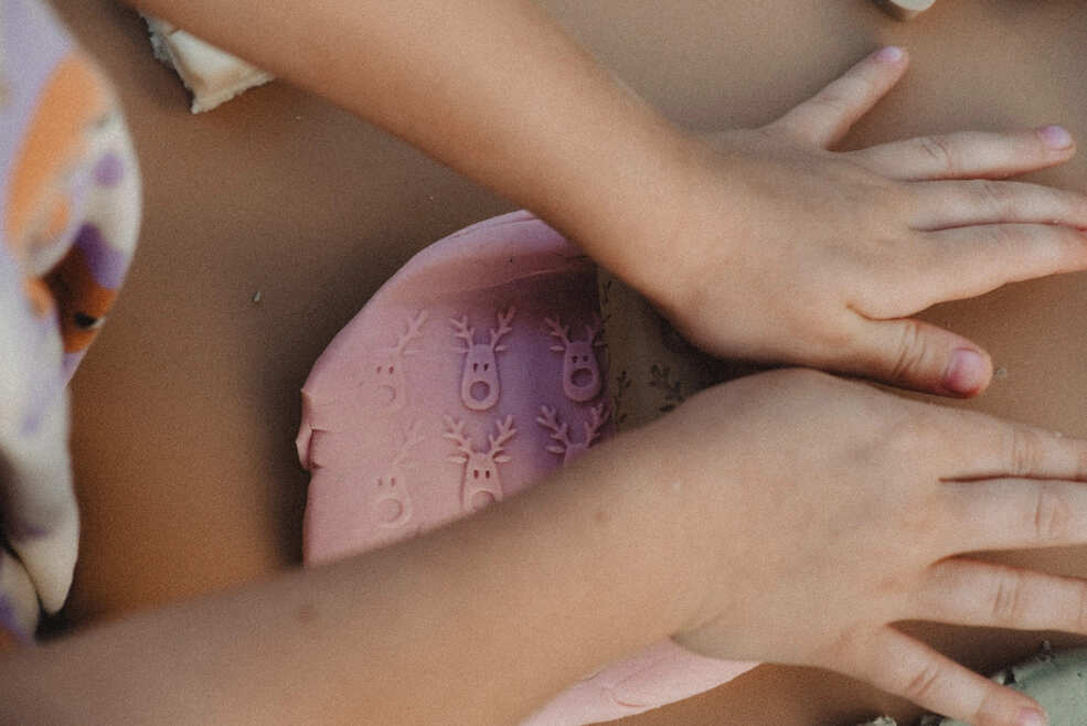 Kinfolk Pantry Reindeer Pattern Playdough Roller