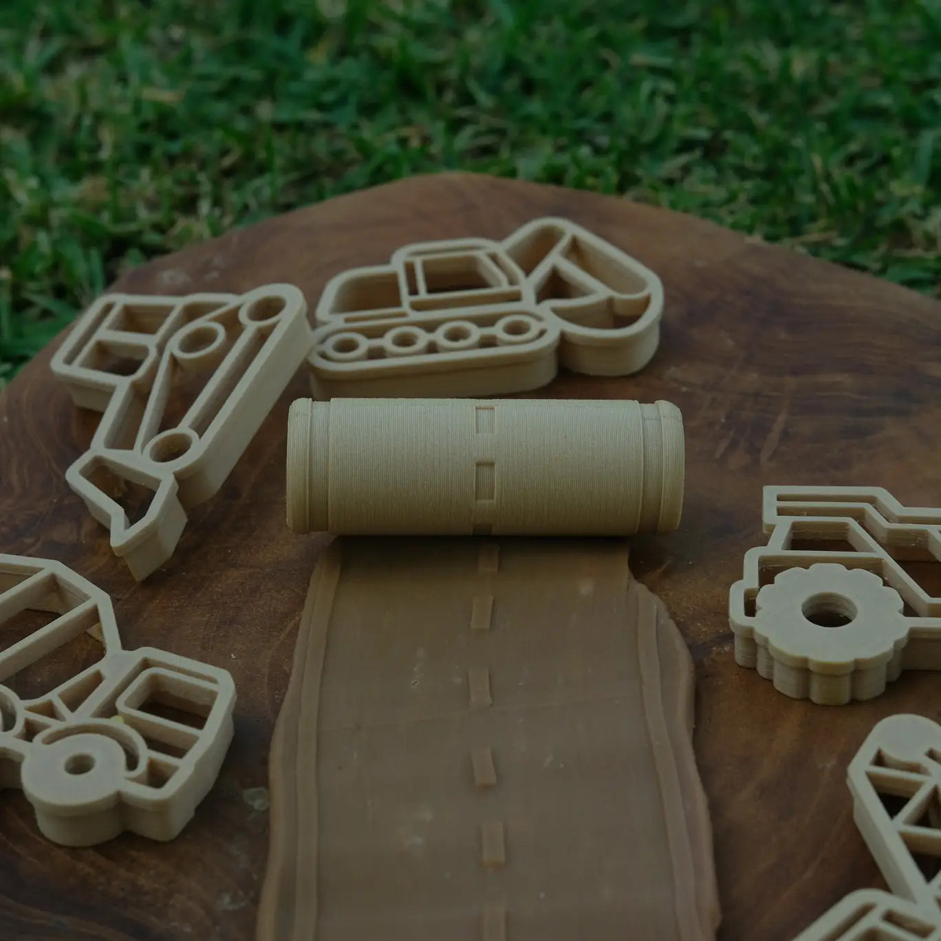 Kinfolk Pantry Eco Pattern Playdough Road Roller