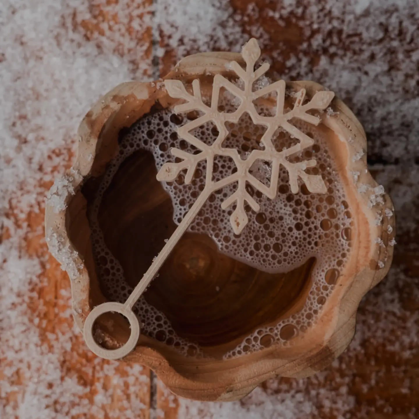 Kinfolk Pantry Snowflake Eco Bubble Wand