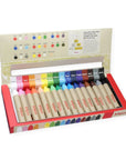 Kitpas Medium Stick Rice Wax Crayons 16 colours