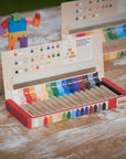 Kitpas Medium Stick Rice Wax Crayons 16 colours