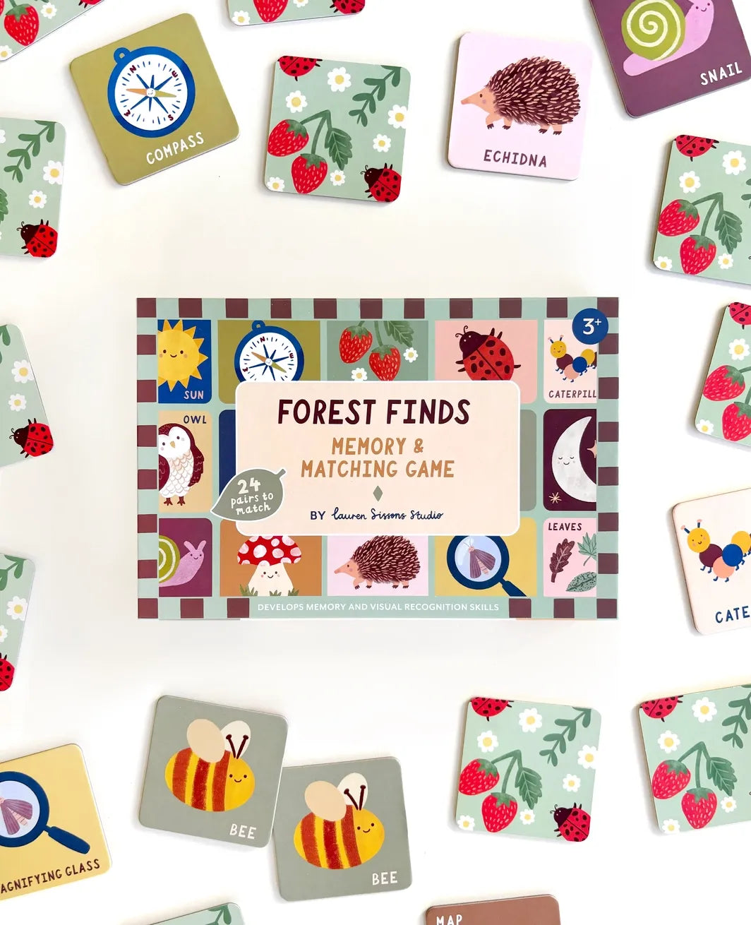 Lauren Sissons Studio Forest Finds Memory & Matching Game