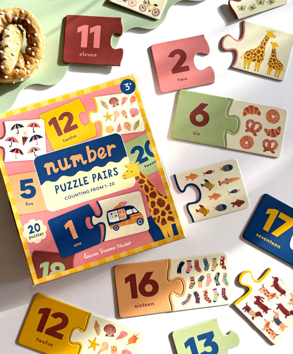 Lauren Sissons Studio Number Puzzle Pairs