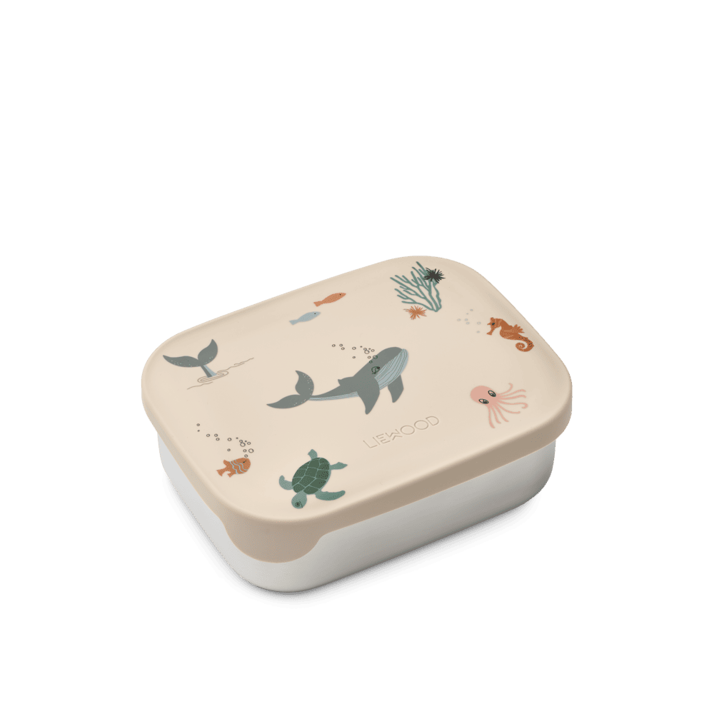 Liewood Arthur Printed Lunchbox - Sea Creature