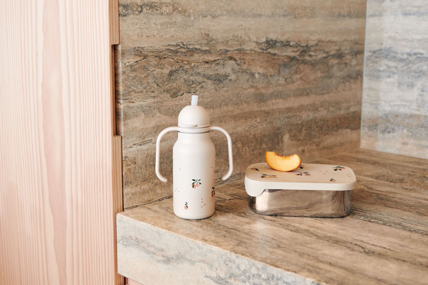 Liewood Arthur Stainless Steel Lunchbox - Peach 