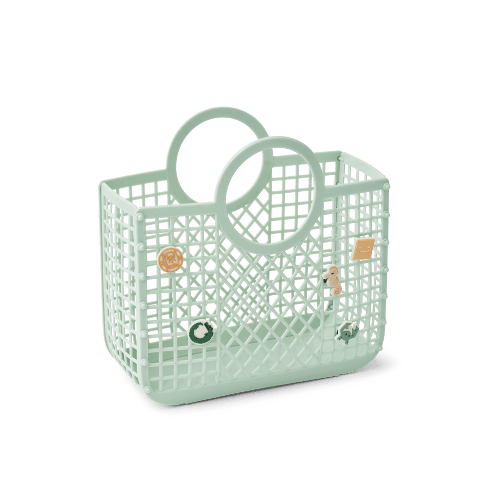 Liewood Samantha Basket With Charms - Light Peppermint