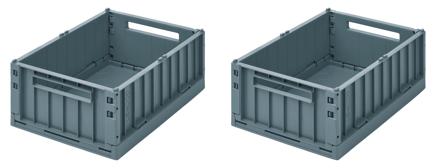 Liewood Weston Storage Box M - Whale Blue