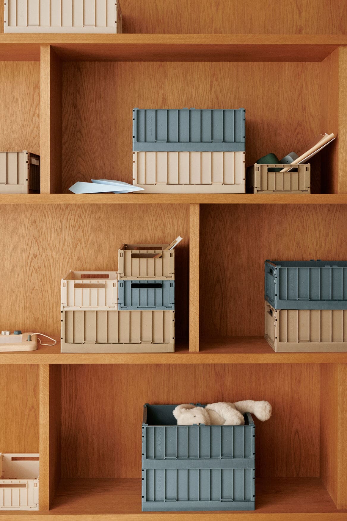 Liewood Weston Storage Box S - Whale Blue