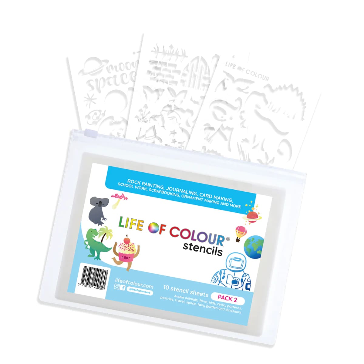 Life of Colour Stencil Pack