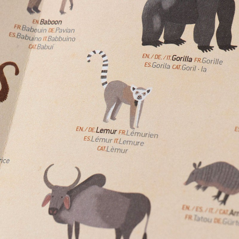 Londji Animal World Poster and Stickers Set