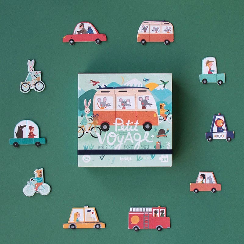 Londji Pocket Puzzle Petit Voyage Transport