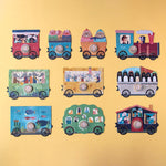 Load image into Gallery viewer, Londji Children Puzzle My Little Train
