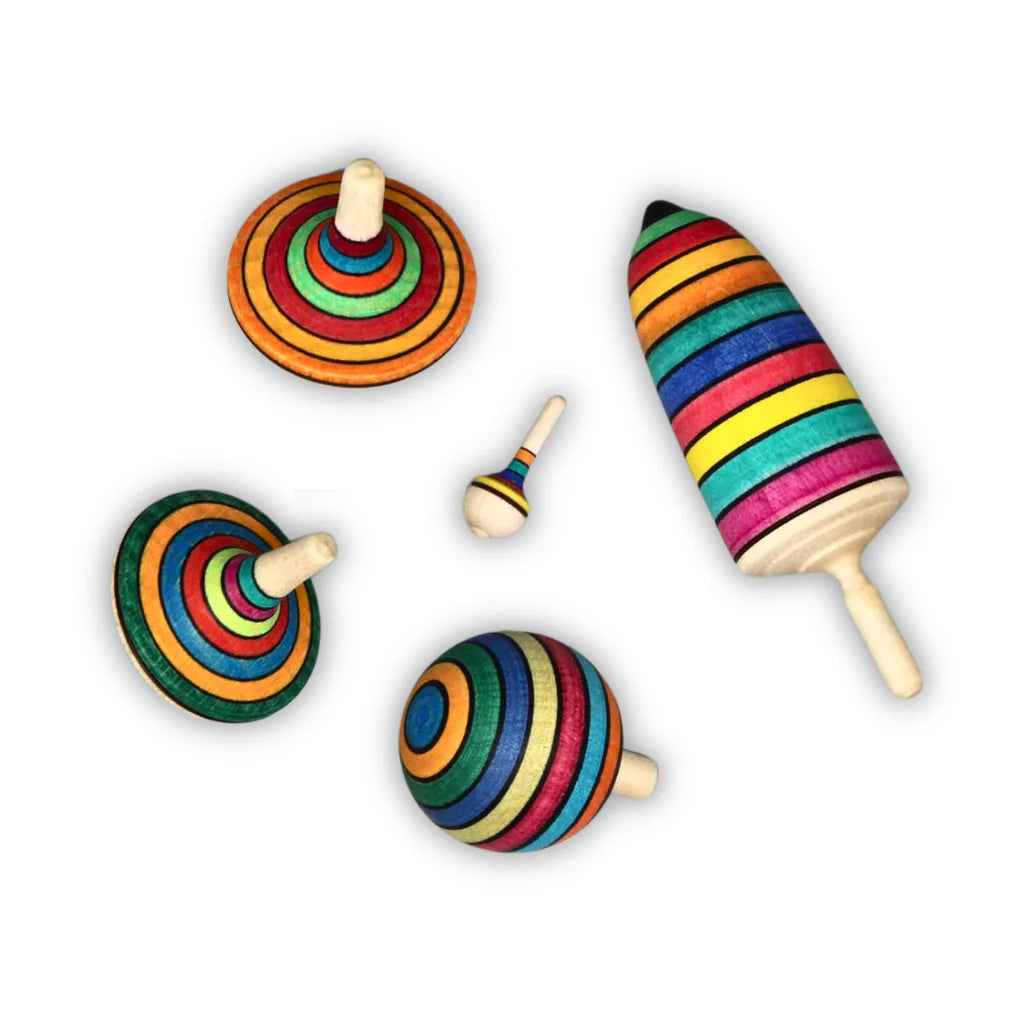 Mader Spinning Top Learning Set Striped