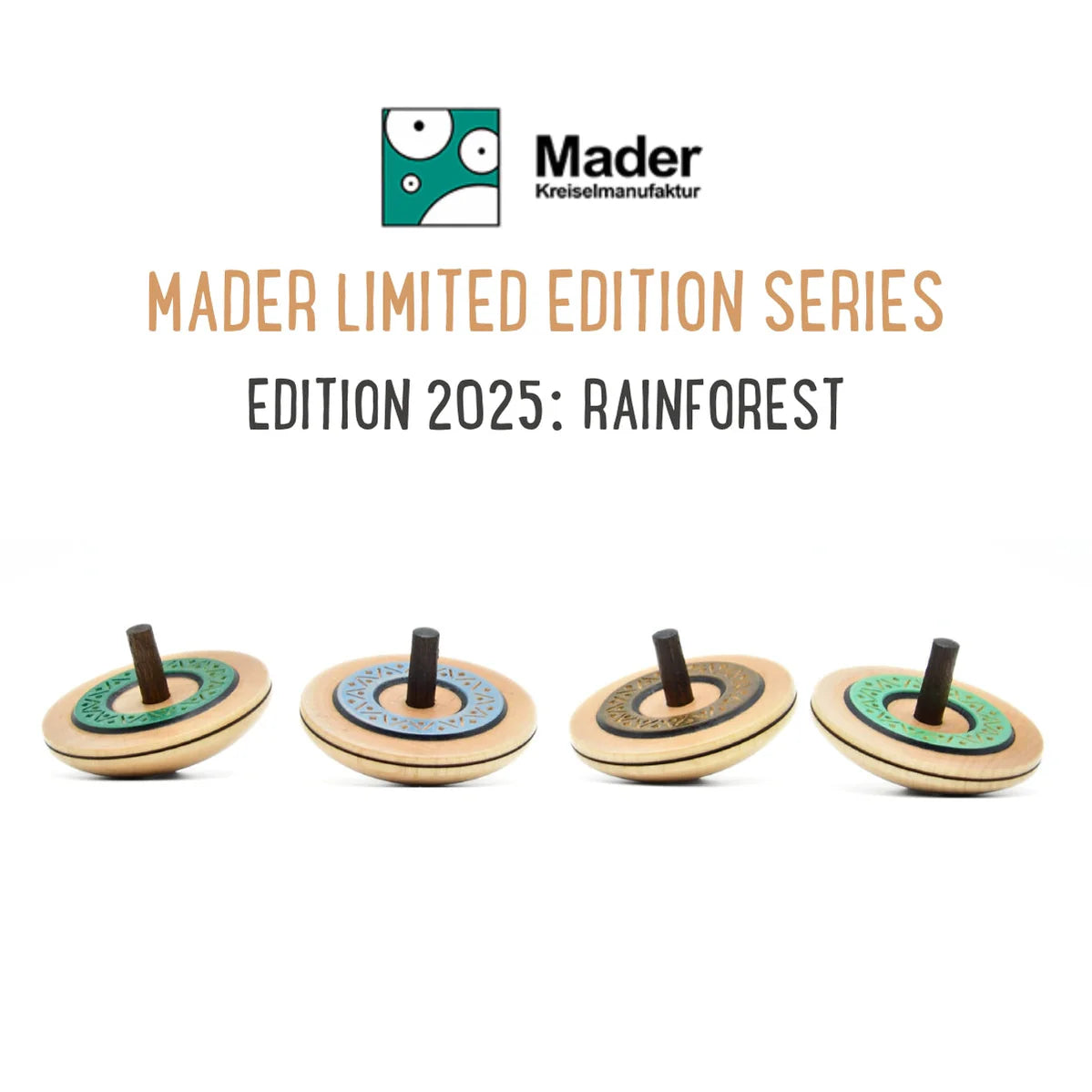 Toed Mader Mader Spinning Top Limited Edition 2025 Rainforest – Little Junior Co
