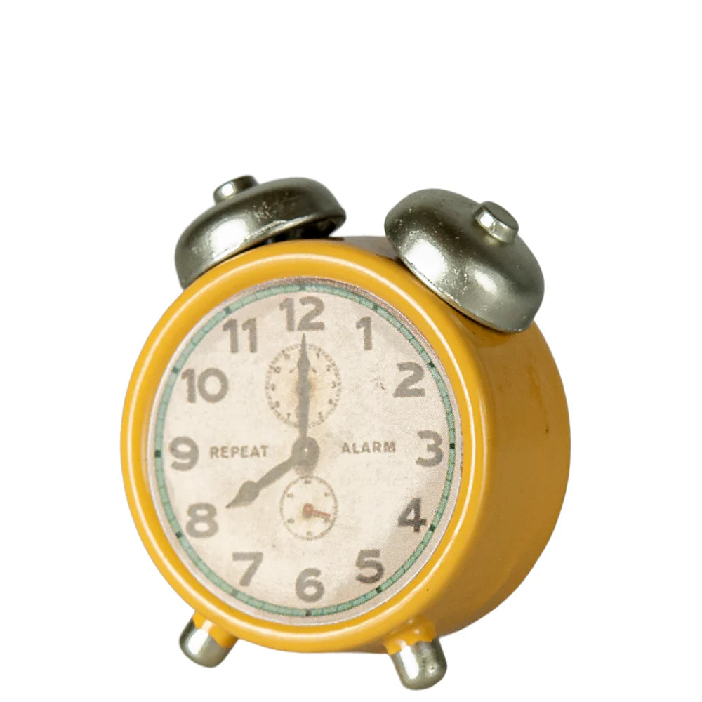 Maileg Alarm Clock Mouse Yellow