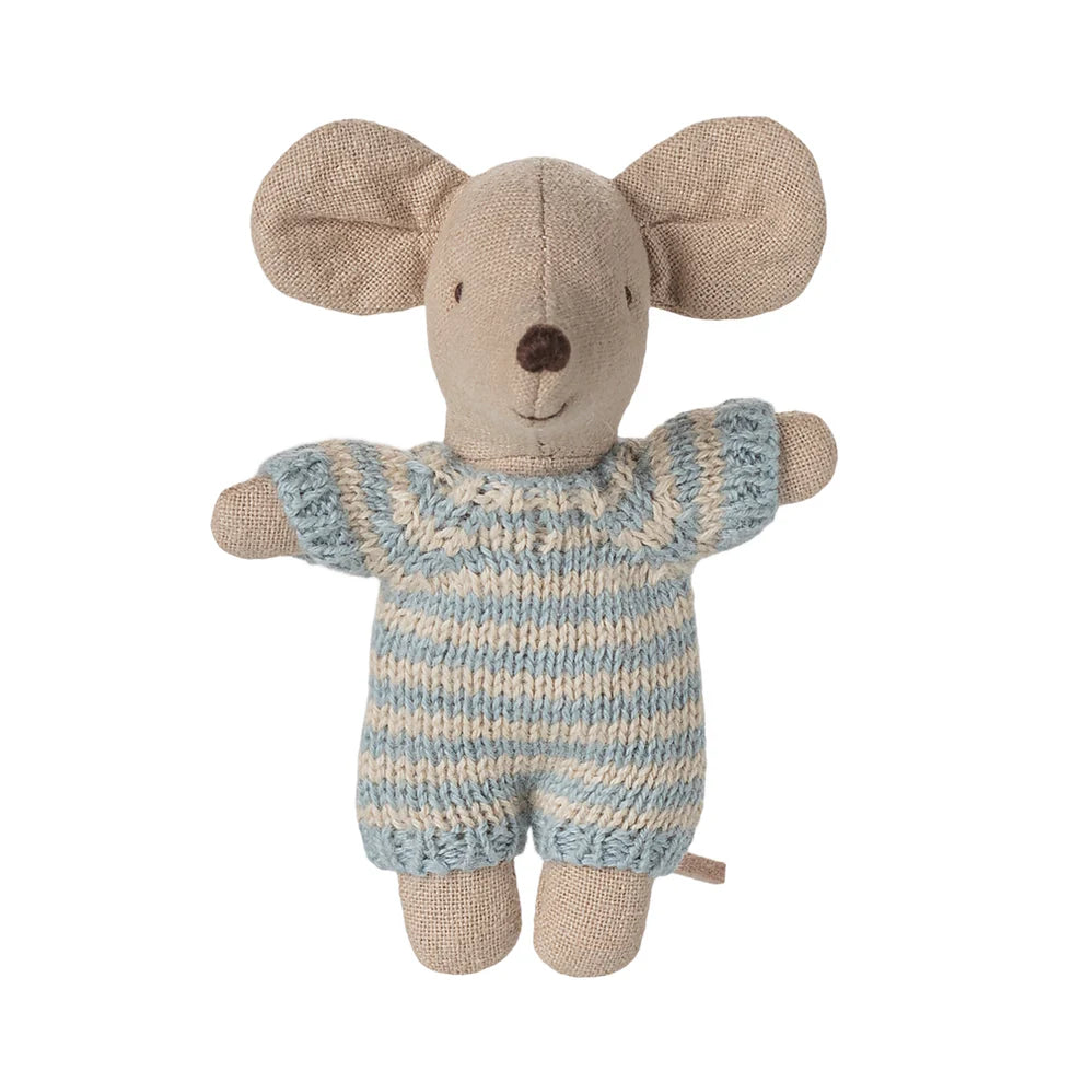 Maileg Baby Mouse Blue