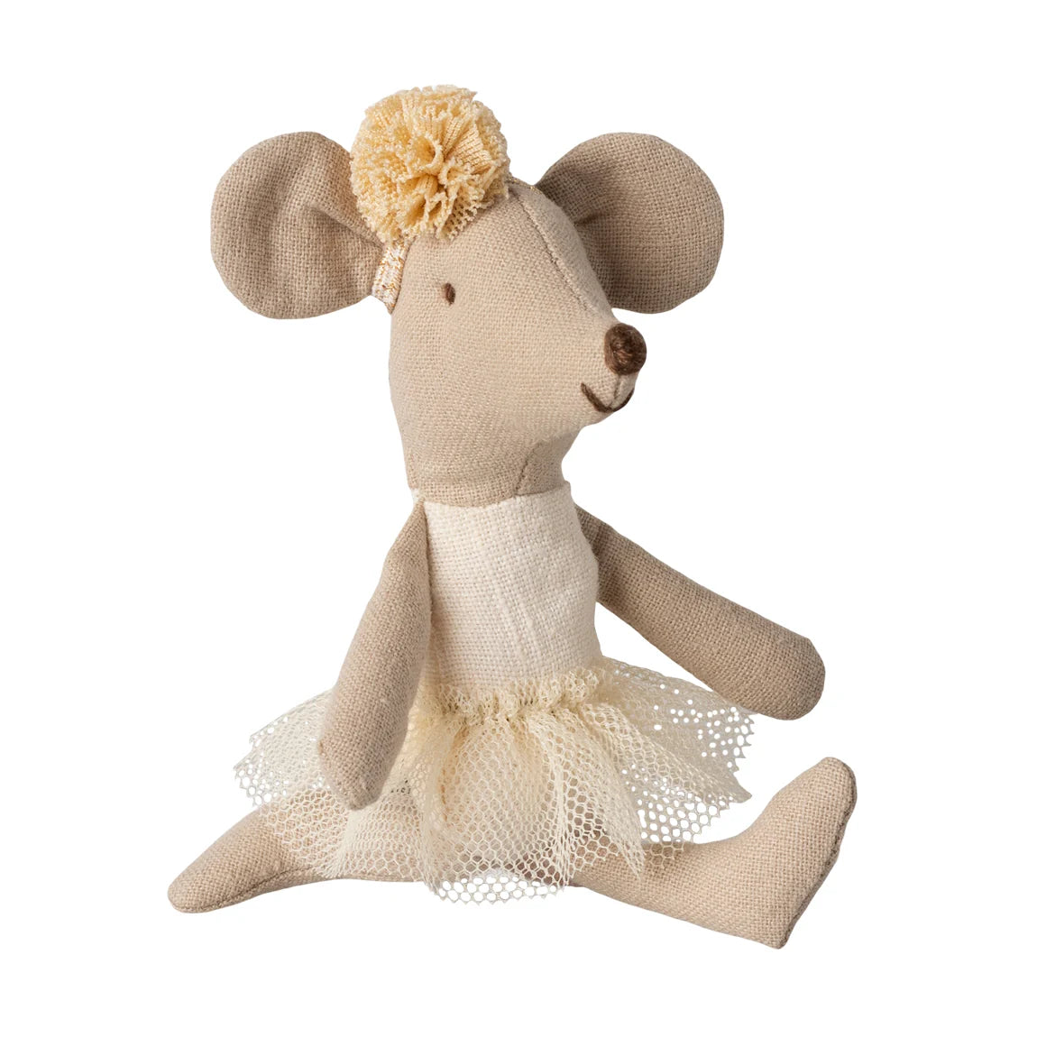 Maileg Ballerina Mouse Little Sister off-white