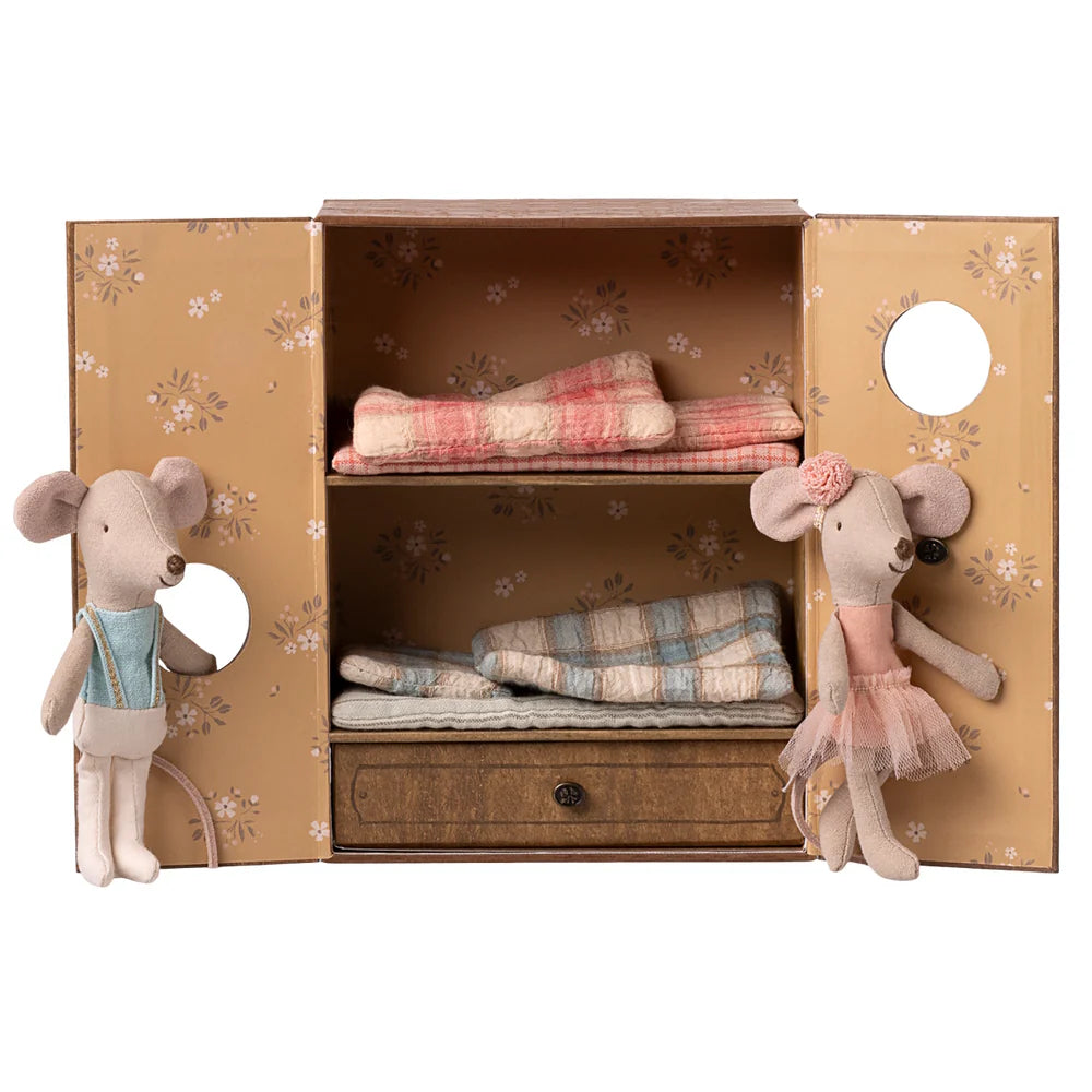 Maileg Ballet Mice Dance Studio Little Sister and Brother