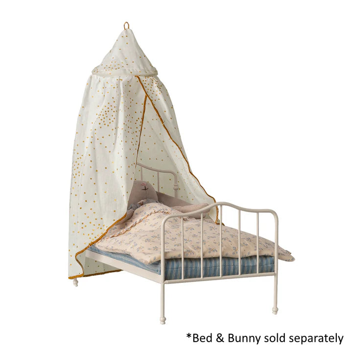 Maileg Bed Canopy Miniature Off White