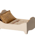 Maileg Bed Mouse Wooden off-white