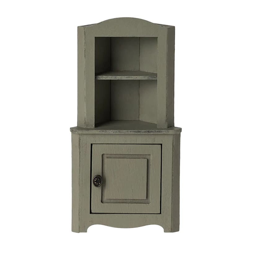 Maileg Corner Cabinet Mouse Light Green