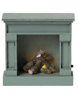 Maileg Miniature Fireplace Blue