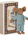 Maileg Mouse Big Brother Brown in box