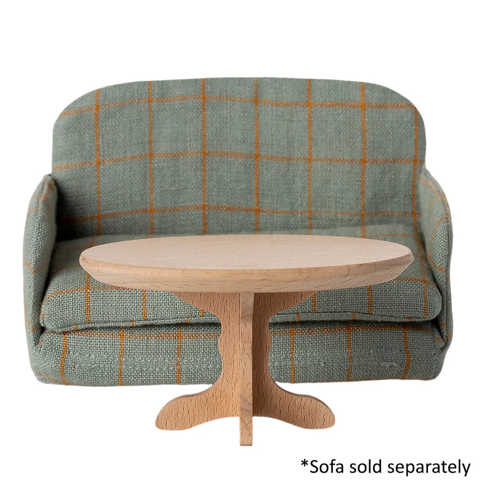 Maileg Oval Coffee Table Mouse Nature