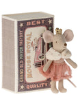 Maileg Princess Mouse in Matchbox