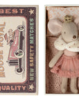 Maileg Princess Mouse in Matchbox