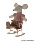 Maileg Rocking Chair Mouse dark powder