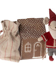 Maileg Santa Mouse with House