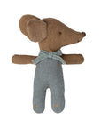 Maileg Sleepy Wakey Baby Mouse in box Blue