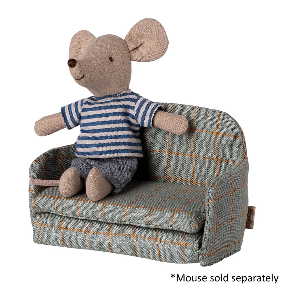 Maileg Sofa Bed Mouse Checker