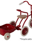 Maileg Tricycle Trailer Mouse Red