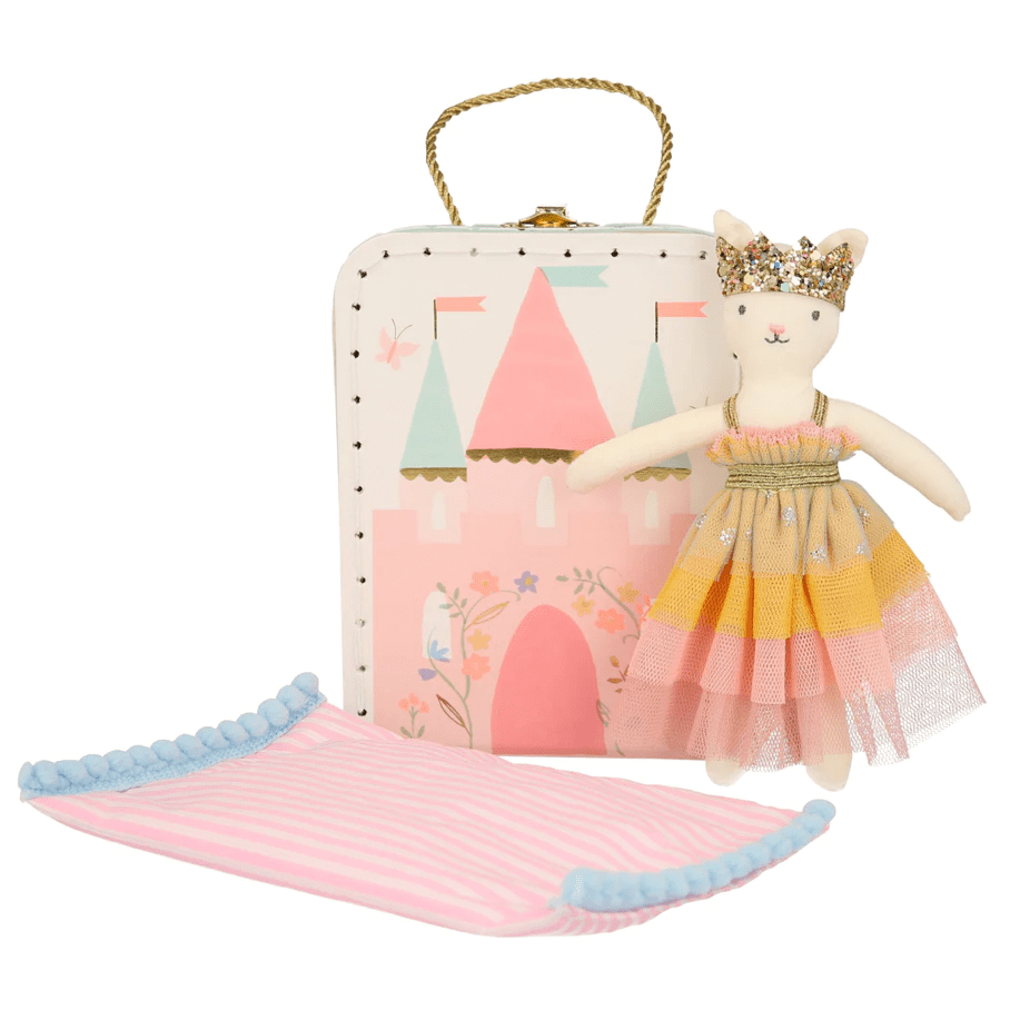 Meri Meri Castle & Princess Cat Mini Suitcase Doll