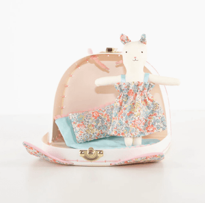 Meri Meri Floral Kitty Mini Suitcase Doll